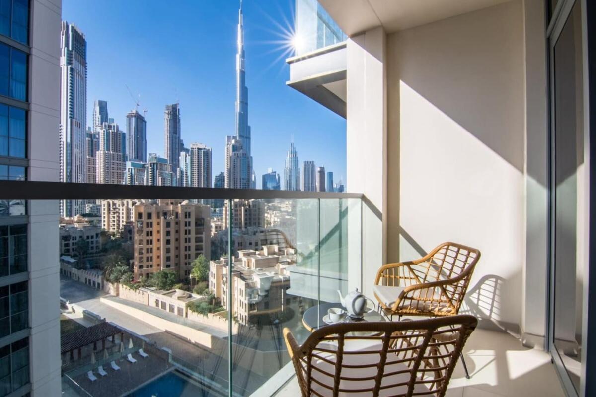 Apartamento Silkhaus Design 1Bdr With Burj Khalifa View In New Tower Dubái Exterior foto